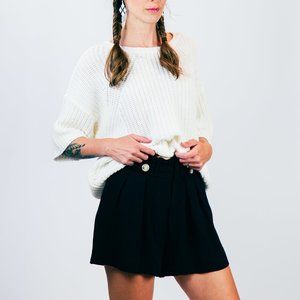 Jojo Shorts - Paper bag shorts - Black Shorts